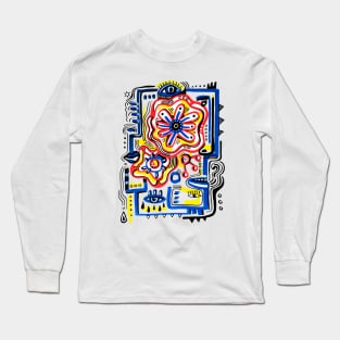 abstract faces Long Sleeve T-Shirt